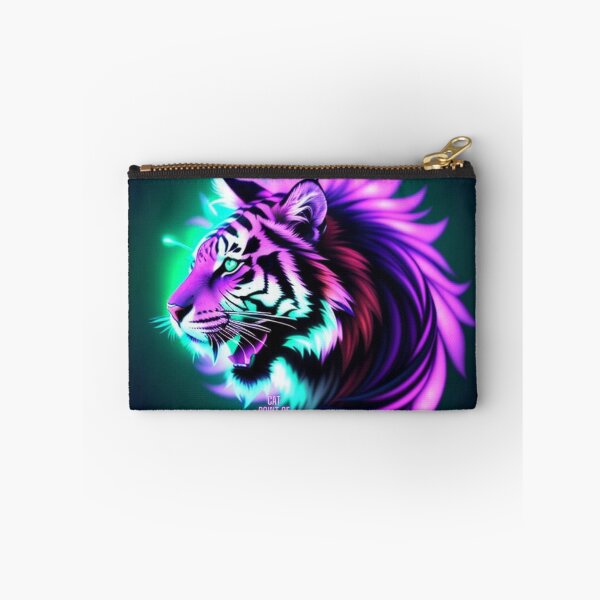 Item preview, Tiger in purple designed and sold by CatPointOfView.
