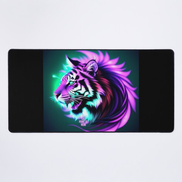 Item preview, Tiger in purple designed and sold by CatPointOfView.