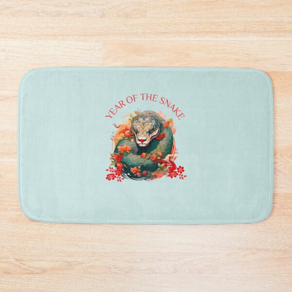 Item preview, Cyan,red ,orange and Blue Snake-Year of the Snake ver7- Chinese Zodiac Theme-white Background designed and sold by CosmicNook1.