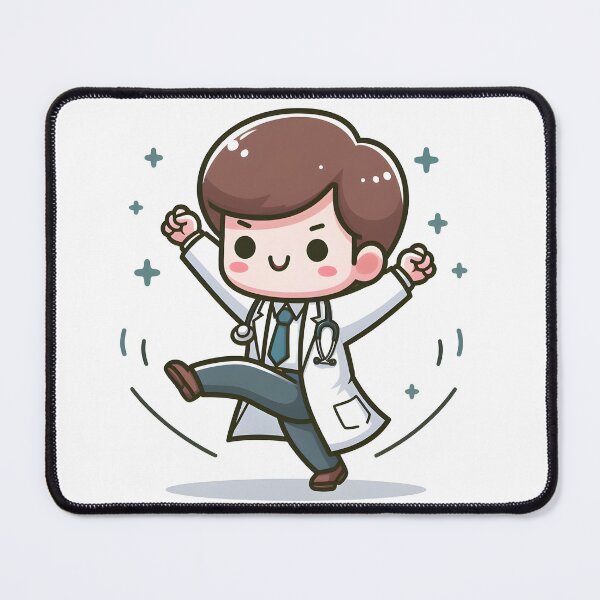 Item preview, Kawaii Doctor With Lab Coat Dancing designed and sold by CanvasCutie.