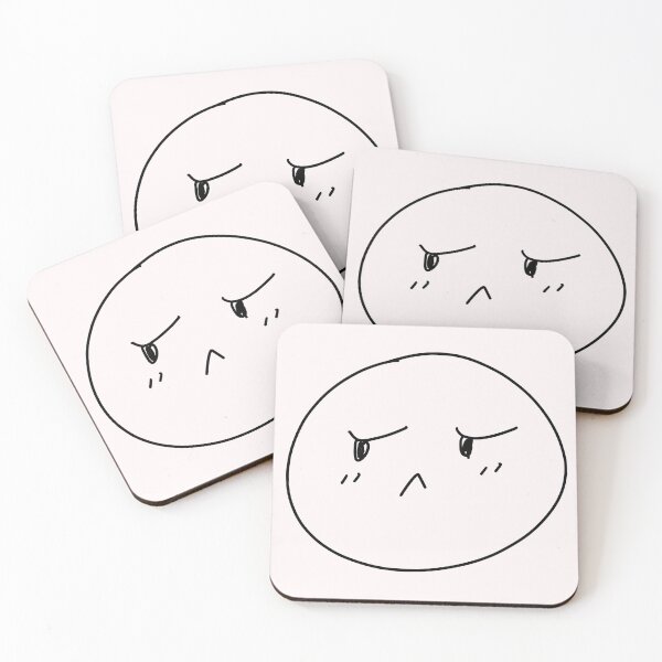 Item preview, Simple Doodle Blushing Face Emoji designed and sold by CapybaraDesignz.