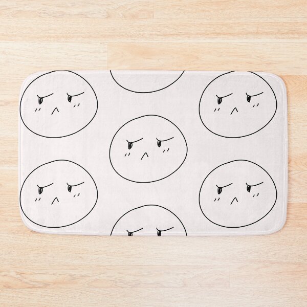 Item preview, Simple Doodle Blushing Face Emoji designed and sold by CapybaraDesignz.