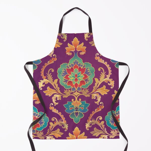 Item preview, Traditional Floral Fabric Design with Vibrant Colors designed and sold by ImagineCorner.
