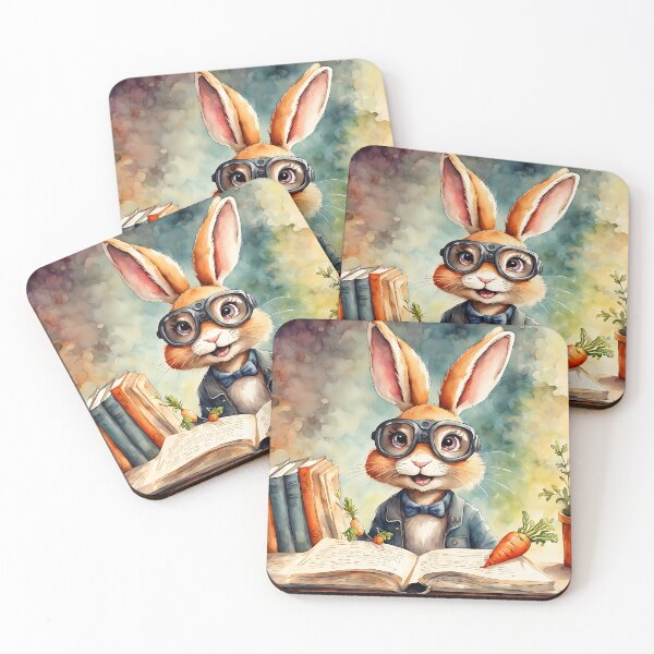 Item preview, Rabbit In Book Library  designed and sold by Dilendor.