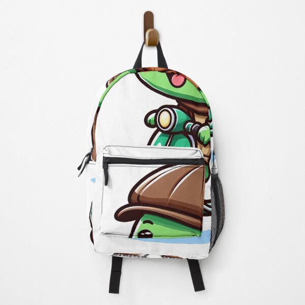 Item preview, Cartoon turtle riding a scooter designed and sold by MzulhilmiZam.