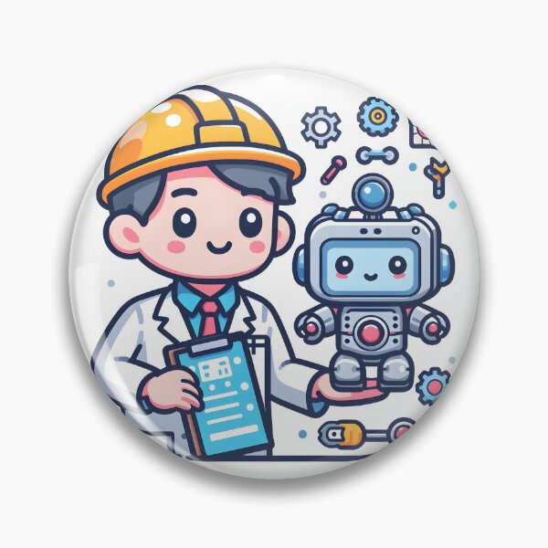 Item preview, Kawaii Robotics Engineer designed and sold by CanvasCutie.