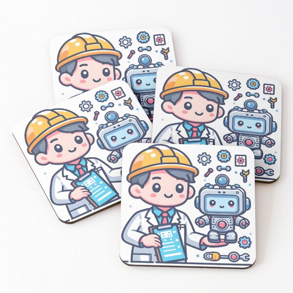 Item preview, Kawaii Robotics Engineer designed and sold by CanvasCutie.