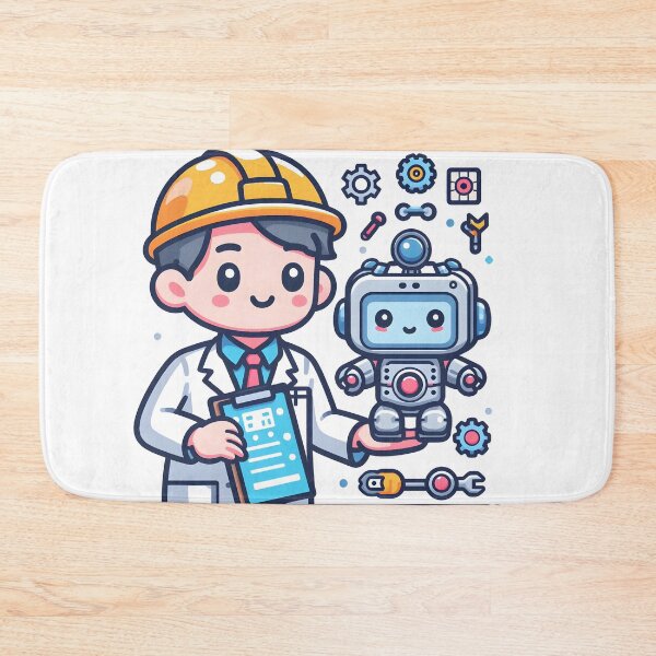 Item preview, Kawaii Robotics Engineer designed and sold by CanvasCutie.