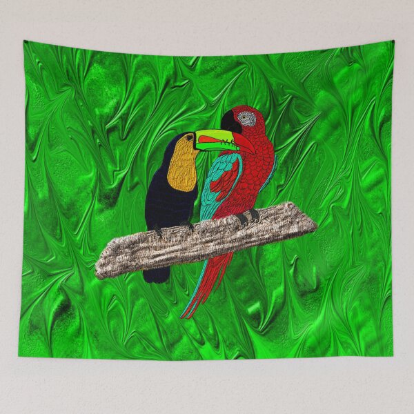 Item preview, Parrot and Tucan  designed and sold by Nicole Kiefer.