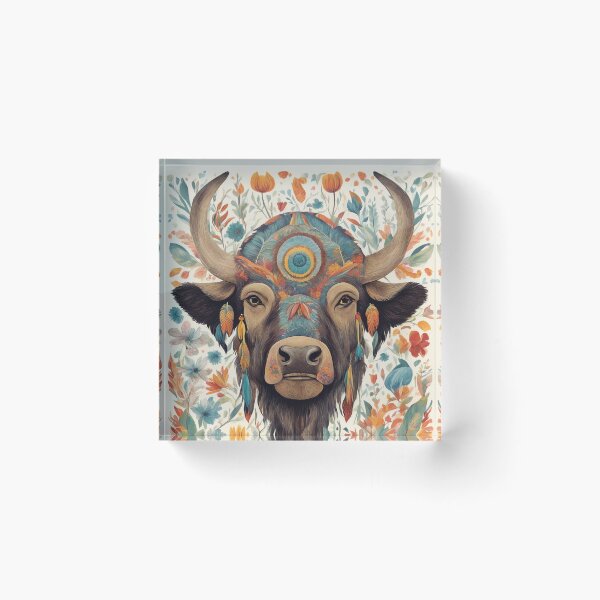 Item preview, American Bison. Spirits Of The Earth. #1 designed and sold by ArmonyforSouls.