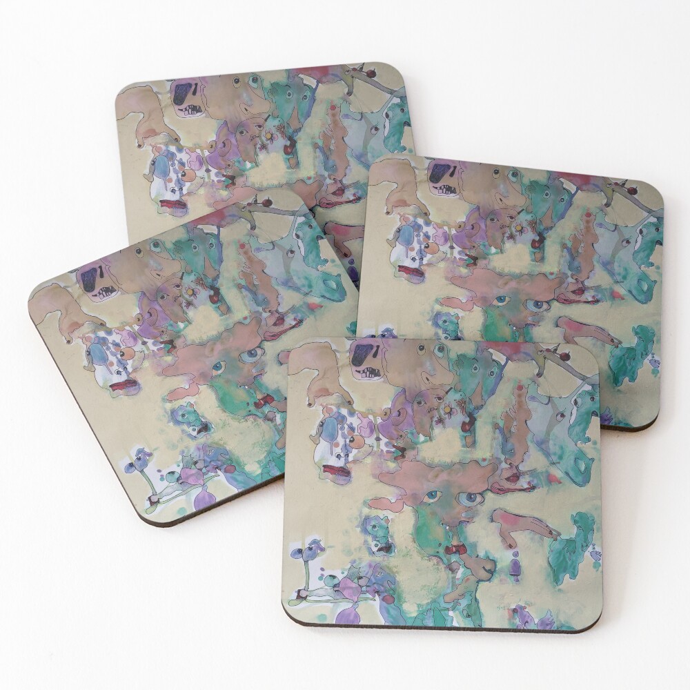 Item preview, Coasters (Set of 4) designed and sold by Rorschach68.