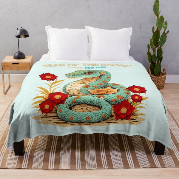 Item preview, Cyan,red ,orange and Blue Snake-Year of the Snake ver7- Chinese Zodiac Theme-white Background designed and sold by CosmicNook1.