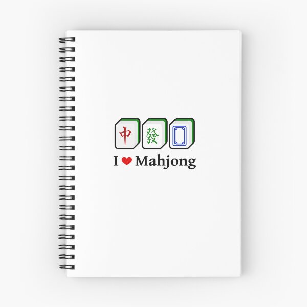 Item preview, I Love Mahjong | Mahjong Tiles, Cantonese Game - Black designed and sold by PawaPotto.