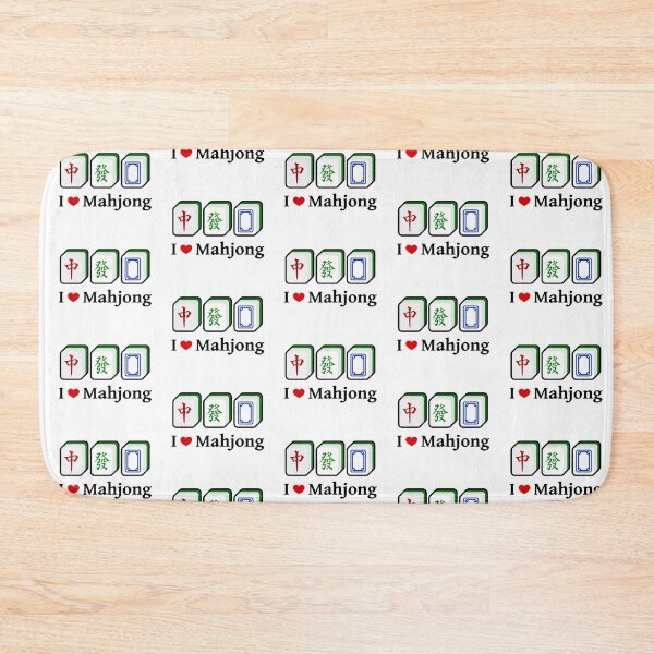 Item preview, I Love Mahjong | Mahjong Tiles, Cantonese Game - Black designed and sold by PawaPotto.