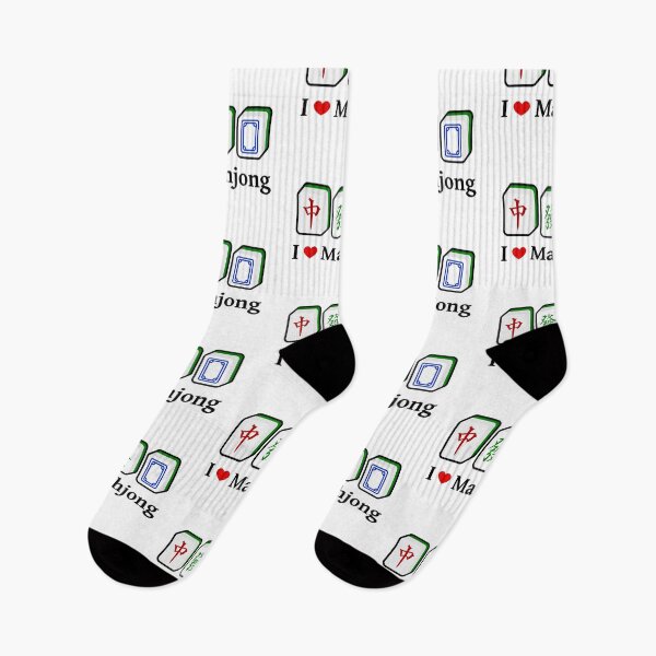 Item preview, I Love Mahjong | Mahjong Tiles, Cantonese Game - Black designed and sold by PawaPotto.