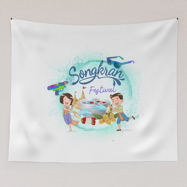 Item preview, Songkran in Thailand designed and sold by Easy-Shop24.