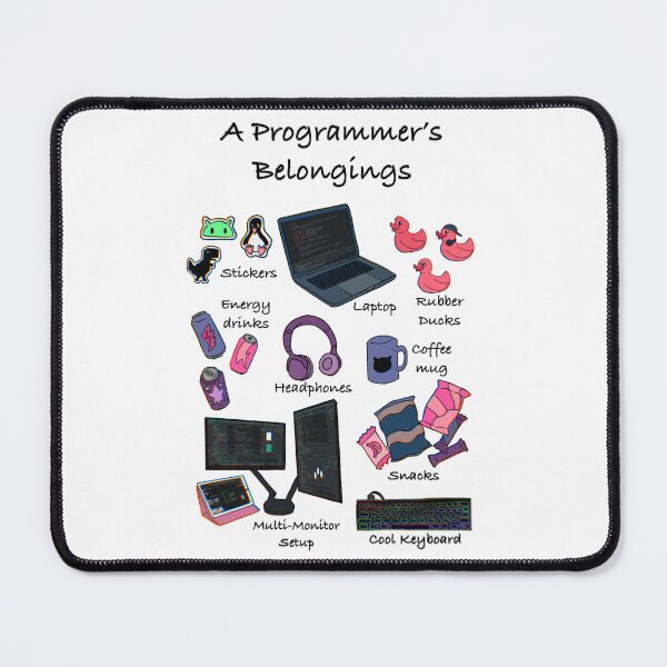 Item preview, A programmer’s belongings designed and sold by SharonTheFirst.