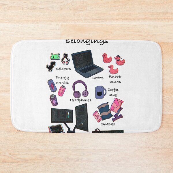Item preview, A programmer’s belongings designed and sold by SharonTheFirst.