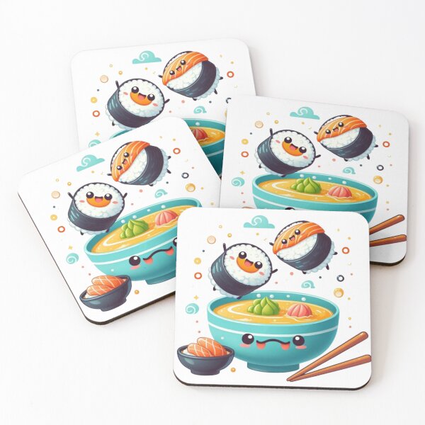 Item preview, sushi's world - "Animations" and "mangas" top sell 2024 designed and sold by NovaMode.