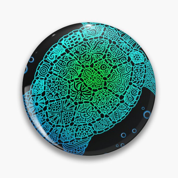 Item preview,  Ocean Blue Tribal Sea Turtle Honu Turtle Lover Gift designed and sold by CHONAUSI1357.