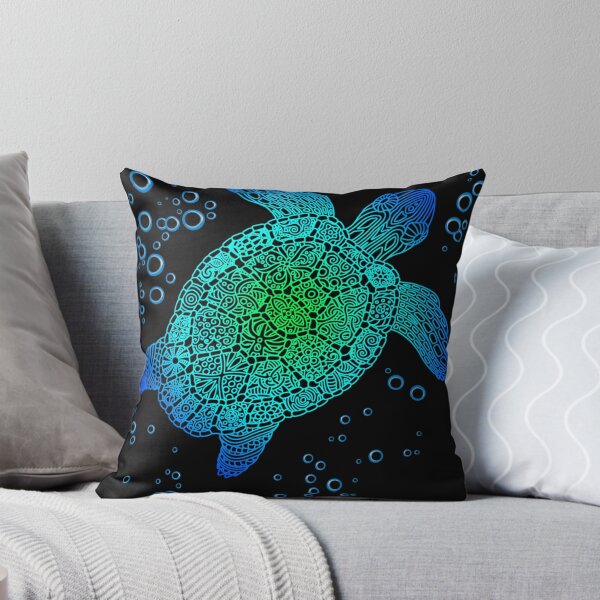 Item preview,  Ocean Blue Tribal Sea Turtle Honu Turtle Lover Gift designed and sold by CHONAUSI1357.