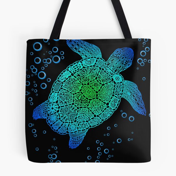 Item preview,  Ocean Blue Tribal Sea Turtle Honu Turtle Lover Gift designed and sold by CHONAUSI1357.