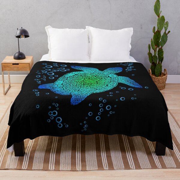 Item preview,  Ocean Blue Tribal Sea Turtle Honu Turtle Lover Gift designed and sold by CHONAUSI1357.