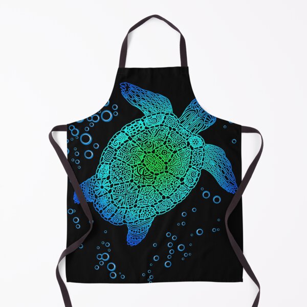 Item preview, Ocean Blue Tribal Sea Turtle Honu Turtle Lover Gift designed and sold by CHONAUSI1357.