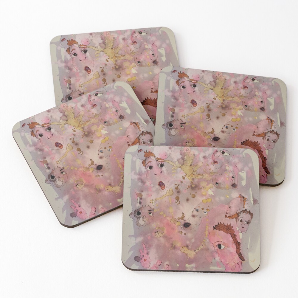 Item preview, Coasters (Set of 4) designed and sold by Rorschach68.