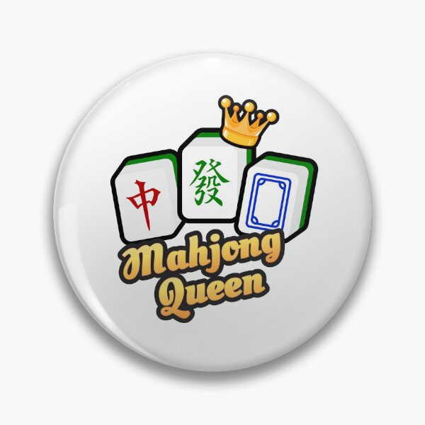 Artikelvorschau, Mahjong Queen of Tiles | Ich liebe Mahjong | Mahjong-Steine, kantonesisches Spiel – Schwarz entworfen und verkauft von PawaPotto.
