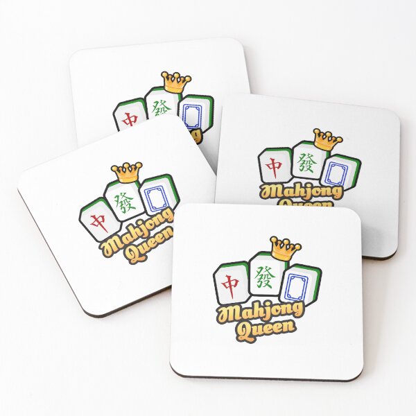 Item preview, Mahjong Queen of Tiles | I Love Mahjong | Mahjong Tiles, Cantonese Game - Black designed and sold by PawaPotto.