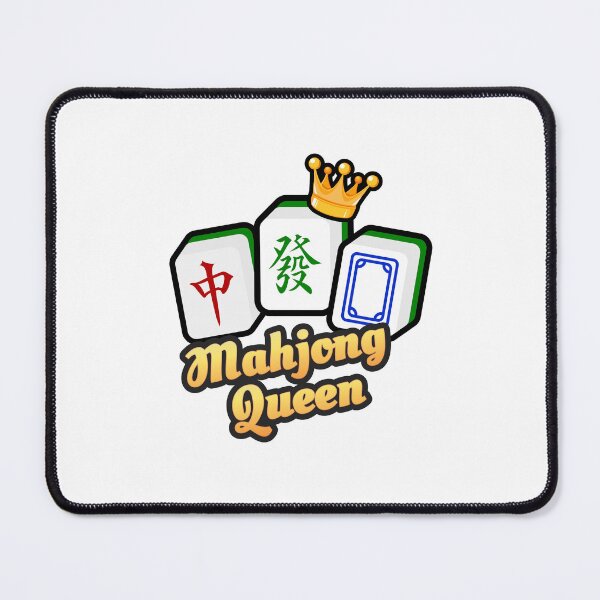 Item preview, Mahjong Queen of Tiles | I Love Mahjong | Mahjong Tiles, Cantonese Game - Black designed and sold by PawaPotto.
