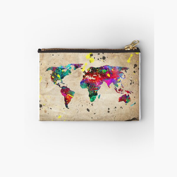 Item preview, World map, watercolor World map, designed and sold by Rosaliartbook.