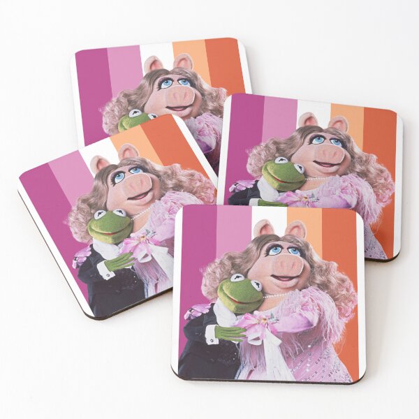 Item preview, Butch/Femme Kermit and Miss Piggy  designed and sold by molecularmavis.