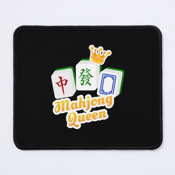 Item preview, Mahjong Queen of Tiles - White | I Love Mahjong | Mahjong Tiles, Cantonese Game - Black designed and sold by PawaPotto.