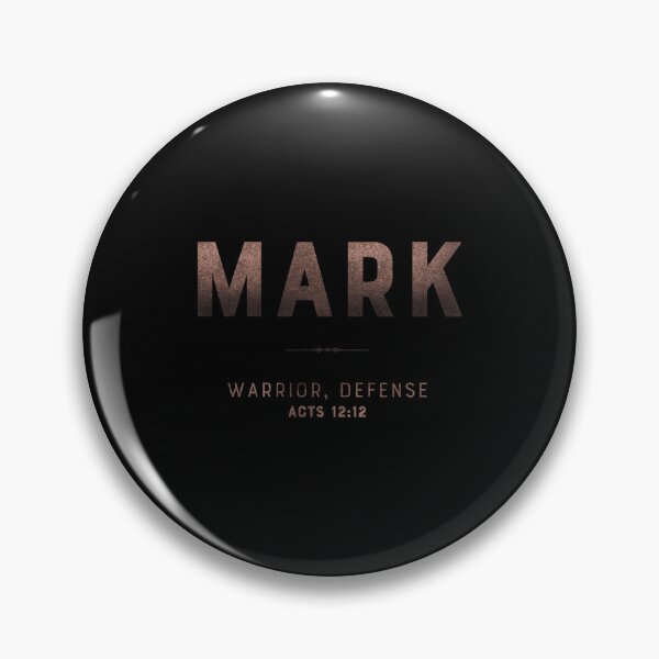 Item preview, Mark | Acts 12 12 | Warrior Defense | Christian Name with Biblical Meaning | Christian Name Collection designed and sold by Blessed Be Your Name.