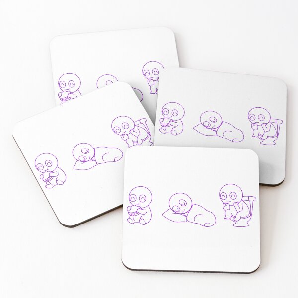 Item preview, Eat, Sleep, Poop – Minimalist Line Art for Everyday Vibes! designed and sold by snewen.