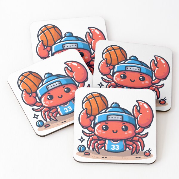 Item preview, Kawaii Crab: A Basketball Jersey And Basketball designed and sold by CanvasCutie.