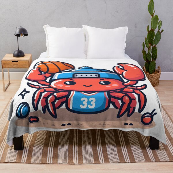 Item preview, Kawaii Crab: A Basketball Jersey And Basketball designed and sold by CanvasCutie.