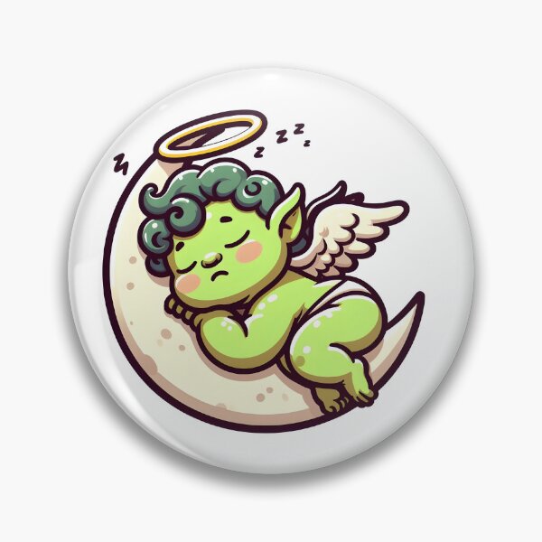 Aperçu de l'œuvre Ogre chérubin Kawaii créée et vendue par CanvasCutie.