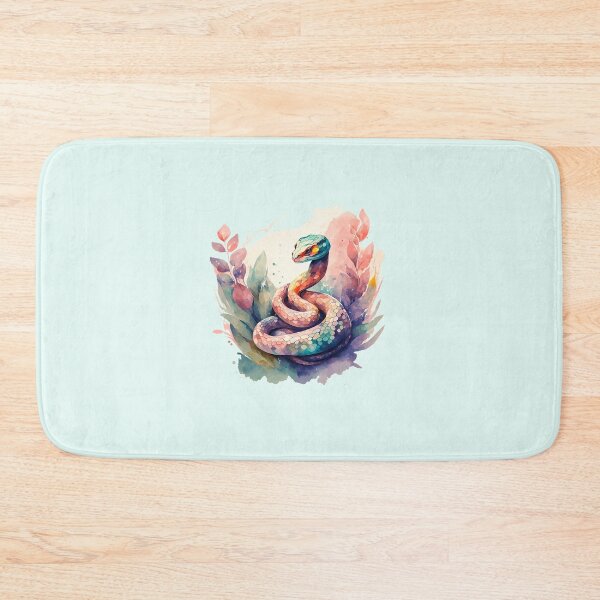 Item preview, Cyan,red ,orange and Blue Snake-Year of the Snake ver7- Chinese Zodiac Theme-white Background designed and sold by CosmicNook1.