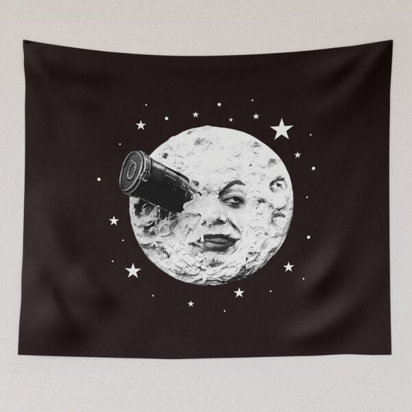 Item preview, Moon Face - Melies Rocket Journey to the Moon designed and sold by ClaytoPipkin.