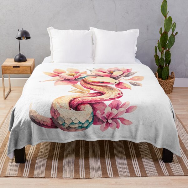 Item preview, Pastel pale pink and Blue Snake-Year of the Snake ver 3- Chinese Zodiac Theme-white Background designed and sold by CosmicNook1.