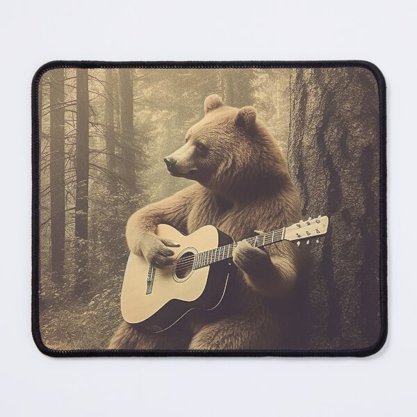 Item preview, Bear Playing Guitar designed and sold by RobertoGreen.