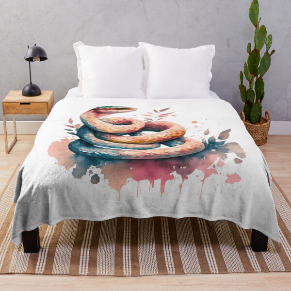 Item preview, Pastel pale pink and Blue Snake-Year of the Snake ver 2- Chinese Zodiac Theme-white Background designed and sold by CosmicNook1.