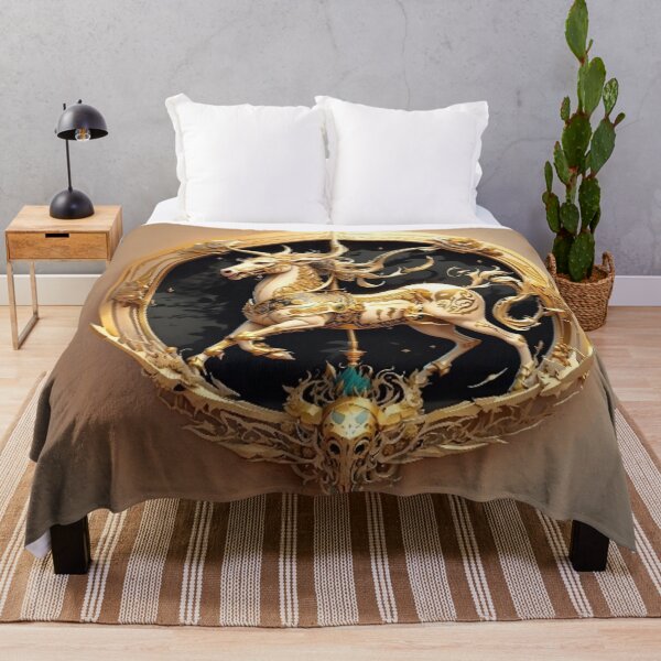Item preview, Sagittarius Zodiac Symbol Design - Ebony and Ivory with Touches of Gold designed and sold by LaLi-Designs.