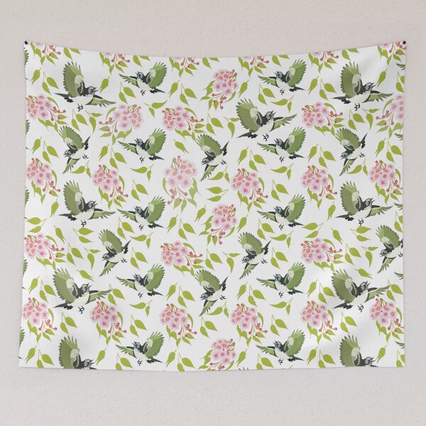 Item preview, Blue Wren & Gumnut Australian Wildflowers designed and sold by lozsart.