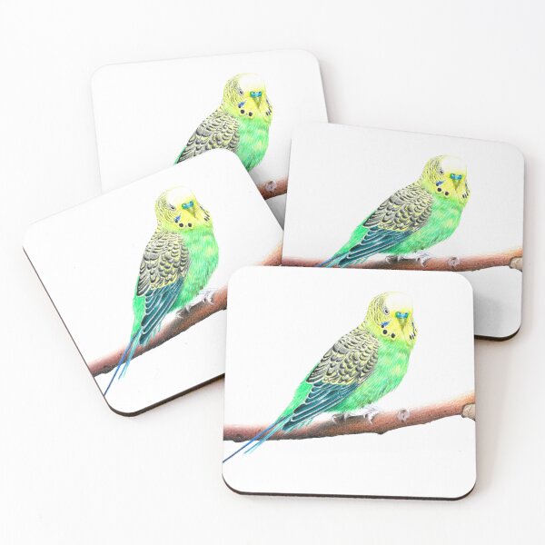 Item preview, Budgie-Parakeet Pencil Drawing designed and sold by SandraWarmerdam.