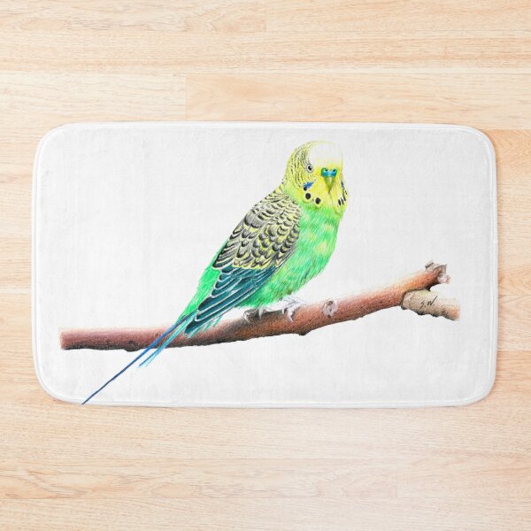 Item preview, Budgie-Parakeet Pencil Drawing designed and sold by SandraWarmerdam.