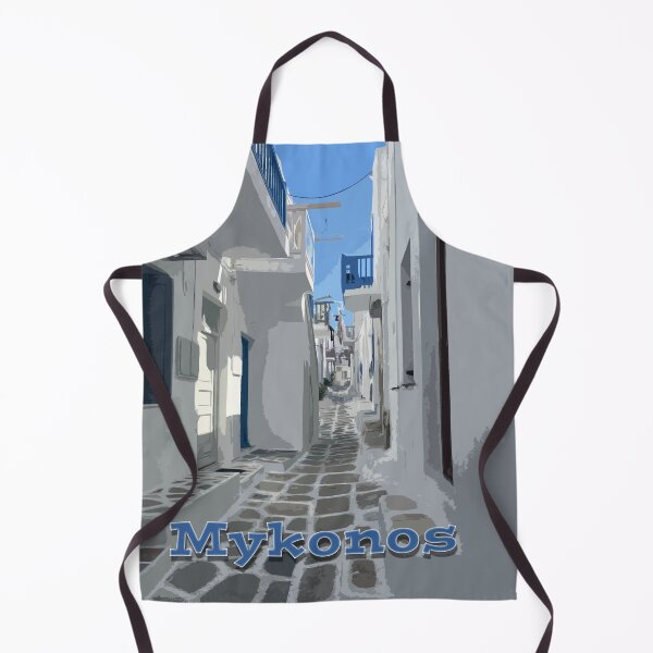 Item preview, Mykonos Whitewash & Blue Laneways designed and sold by NixPostcards.